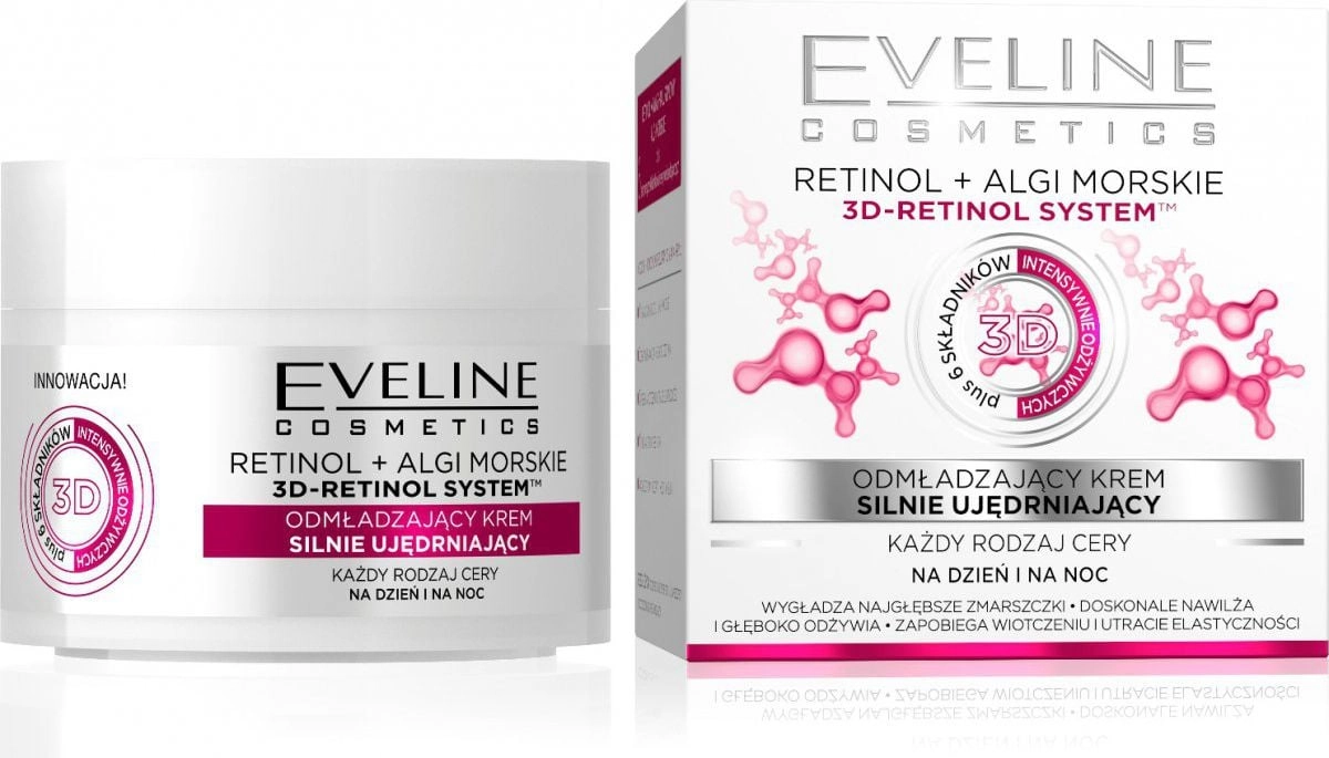 Eveline Retinol+Algi Morskie krem ujędrniający do
