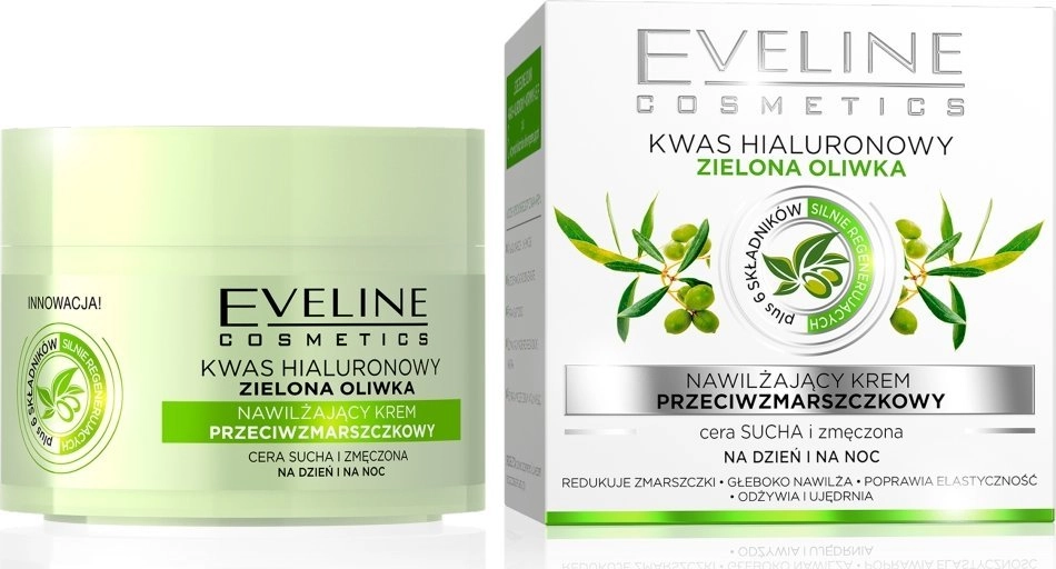Eveline Hyaluronic acid  Green olive Moisturizing