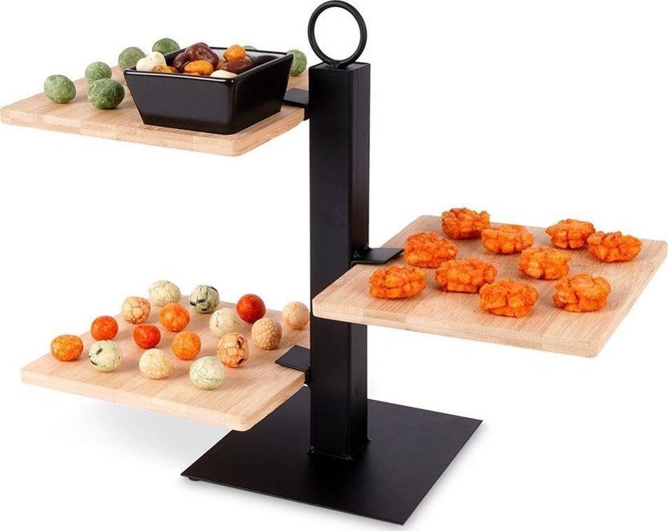 Excellent Houseware Patera 3-poziomowa z miseczka