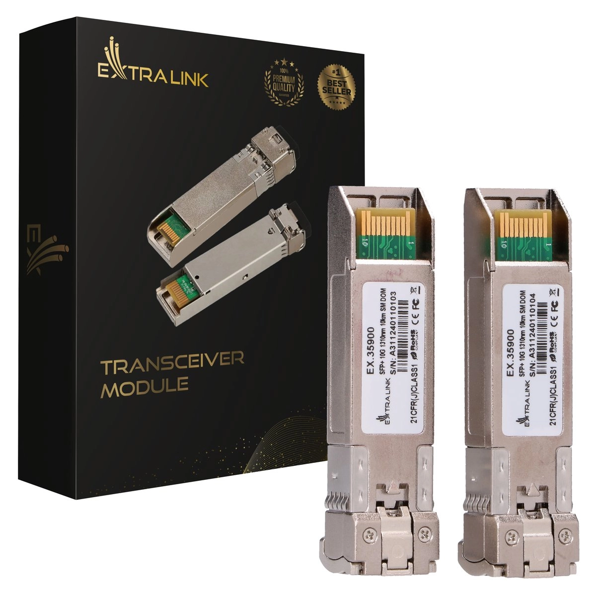 ExtraLink Extralink SFP+ 10G 2-pack  Moduł