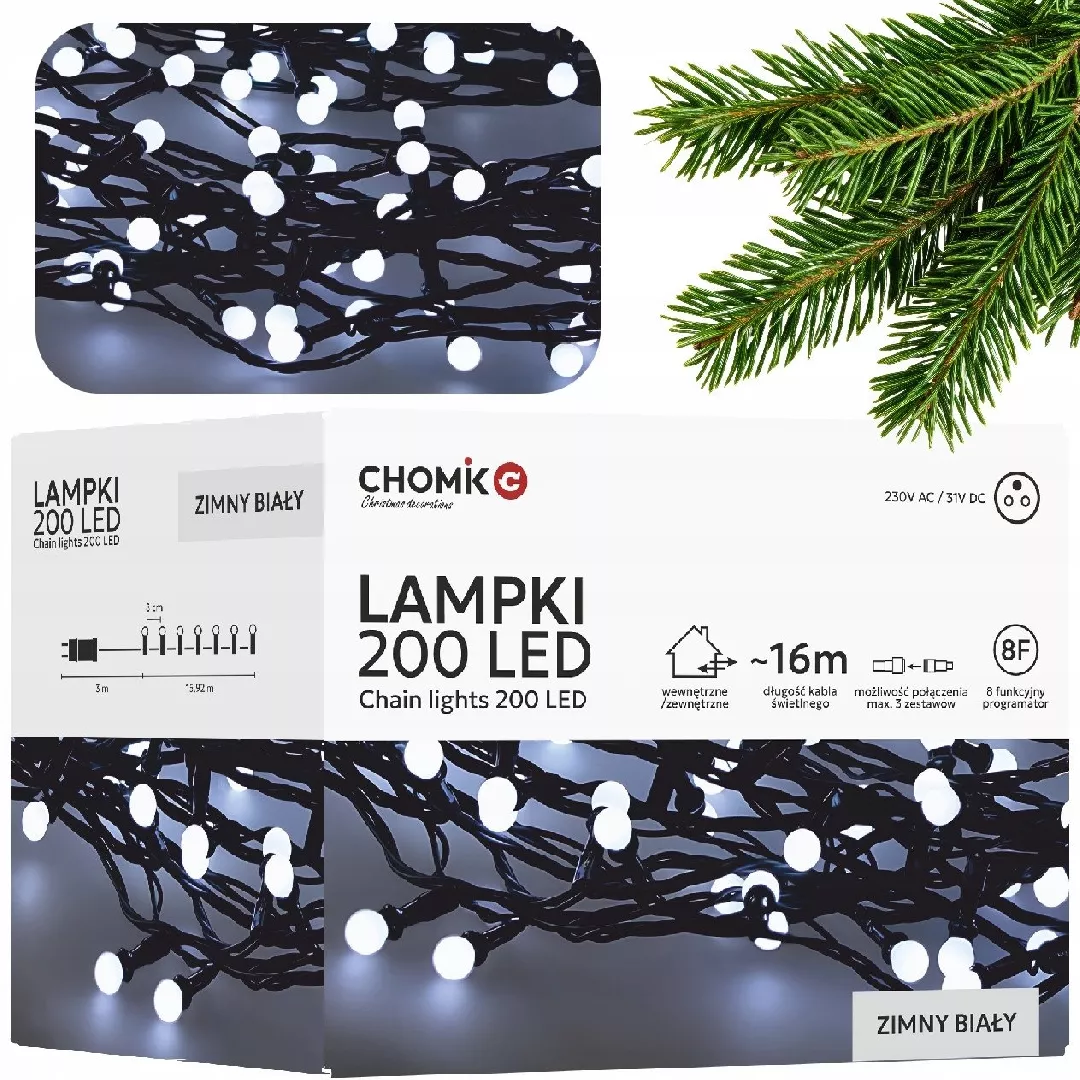 Extralink LED lamps balls 200L cold