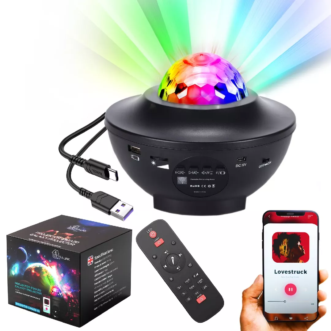 Extralink Home Star Projector Sphere Night
