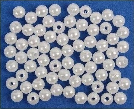 8mm white beads 509632 8595083521365