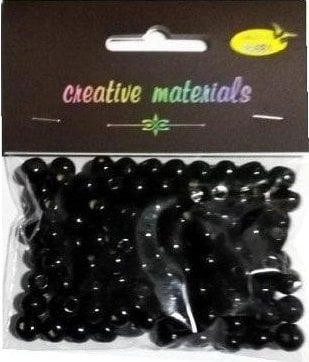 Black wooden beads  approx. 26g  approx
