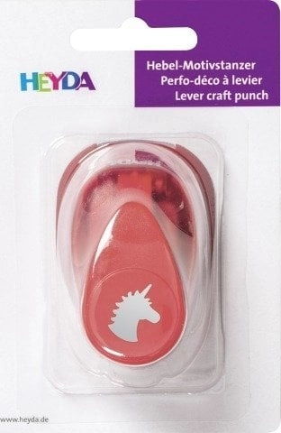 FANDY Decorative punch  medium 17mm  unicorn