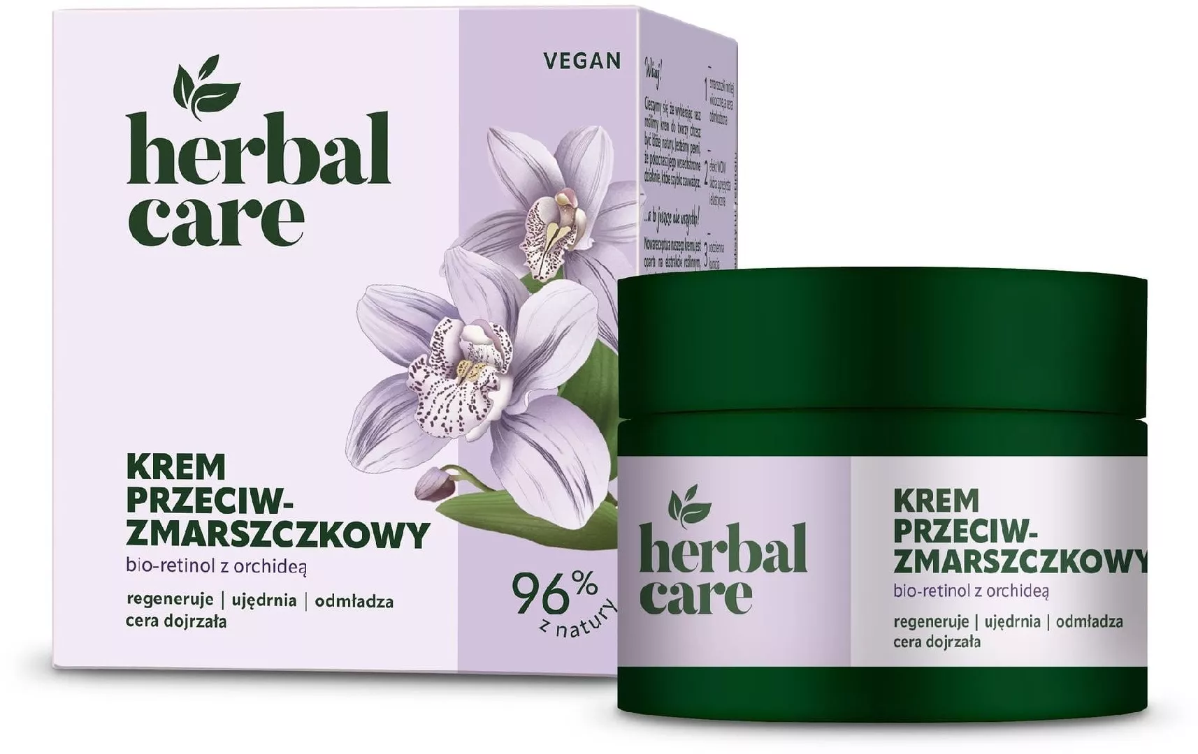 HERBAL CARE Vegan Krem przeciwzmarszczkowy z