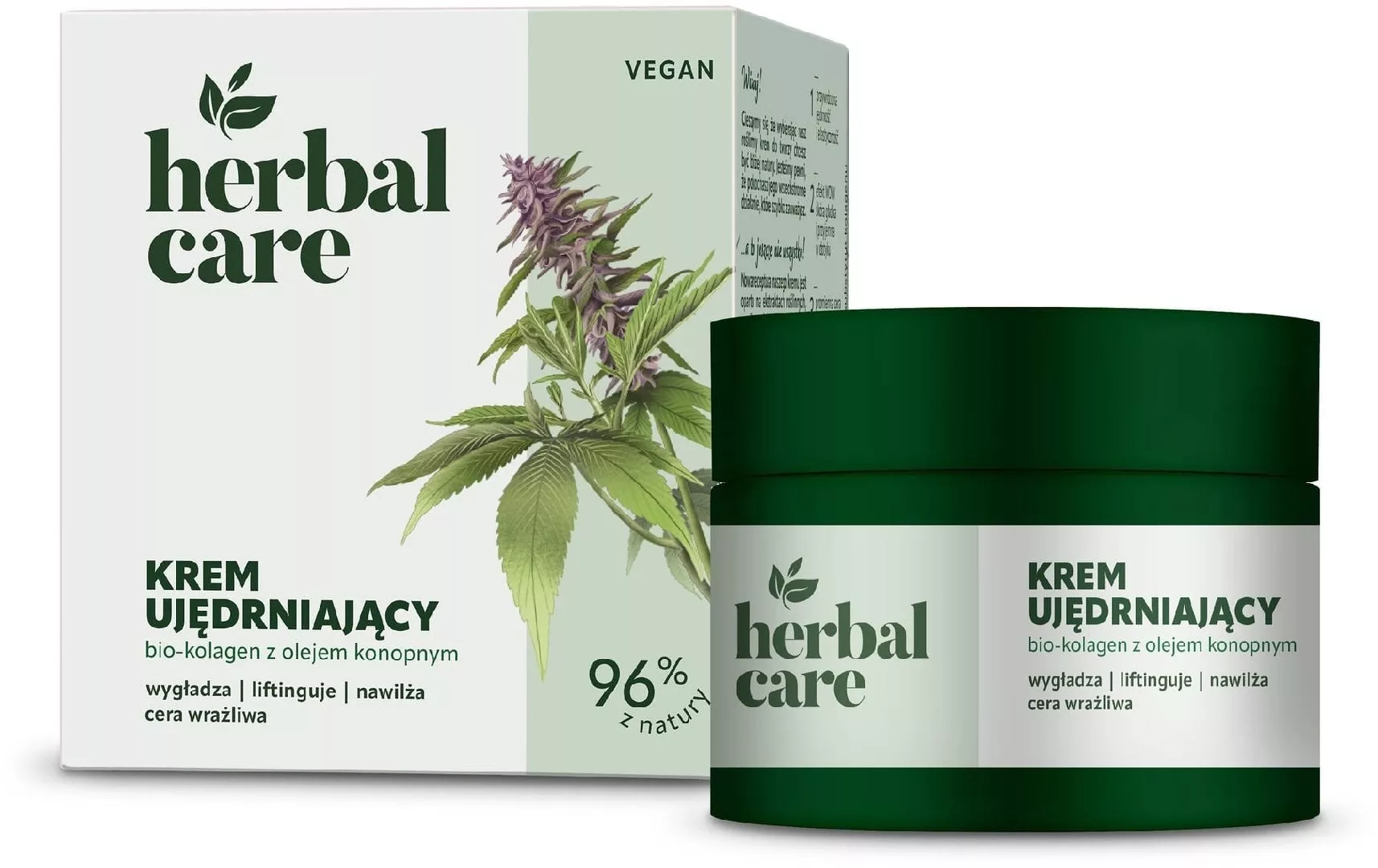 HERBAL CARE Vegan Krem ujędrniający z