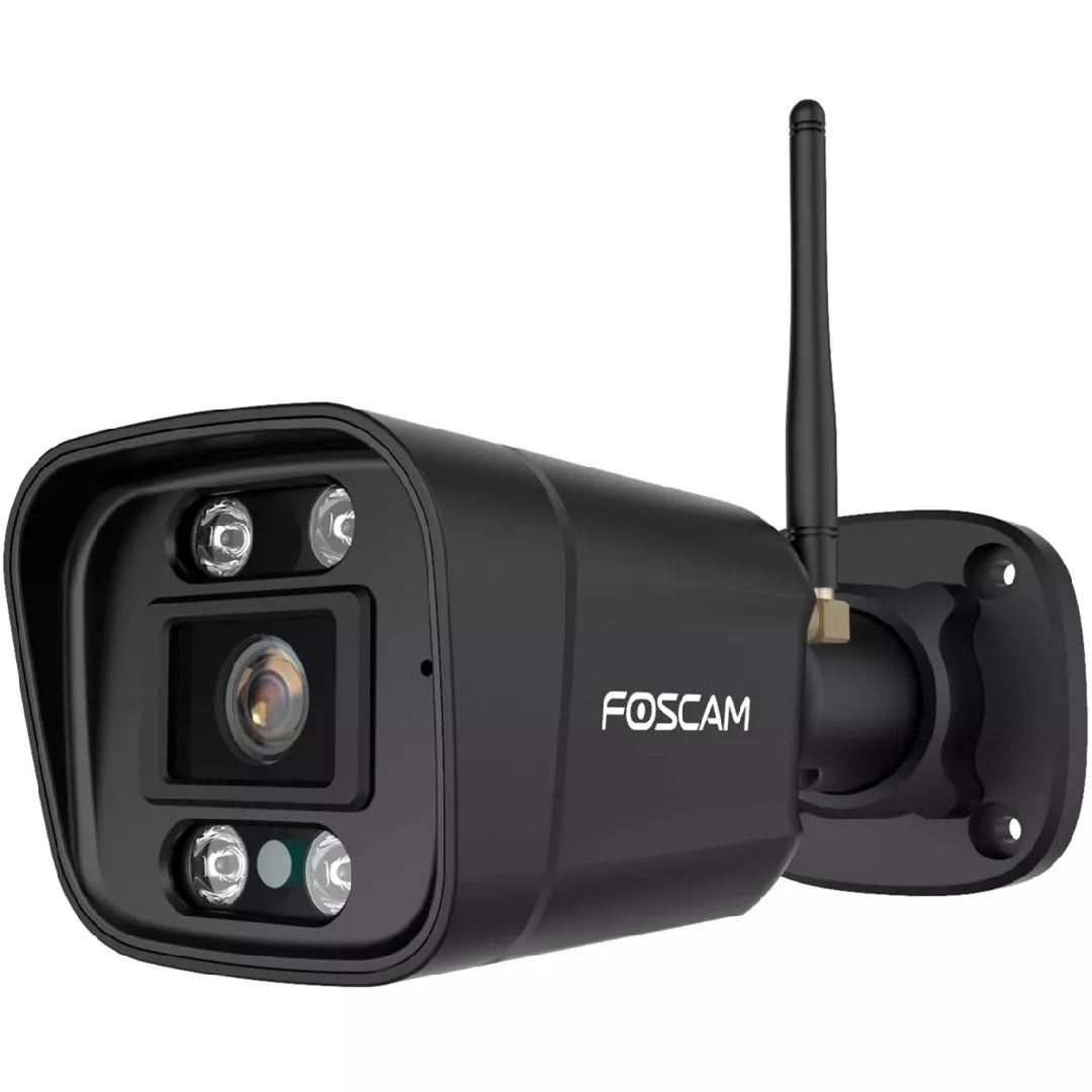 Foscam V8P WLAN Überwachungskamera Schwarz 8MP