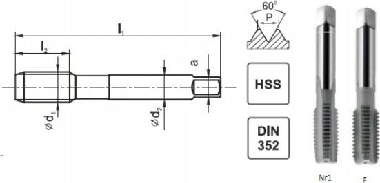 Fanar THREAD UNF 3/8-24 DIN-2181/2 (2B)