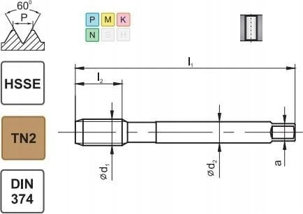 Fanar THREAD M20X1.5 DIN-374B (6H)