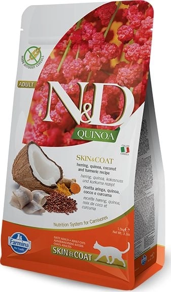 Farmina ND Quinoa feline SKIN COAT