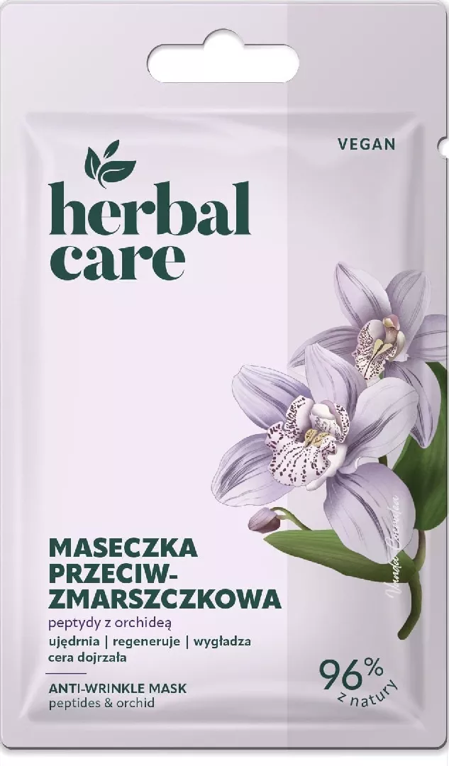 HERBAL CARE Vegan Przeciwzmarszczkowa Maseczka na
