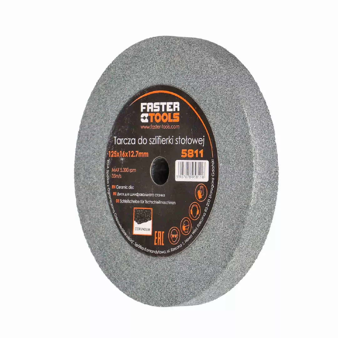 Abr.slīpripa 125x16x12.7mm Faster Tools