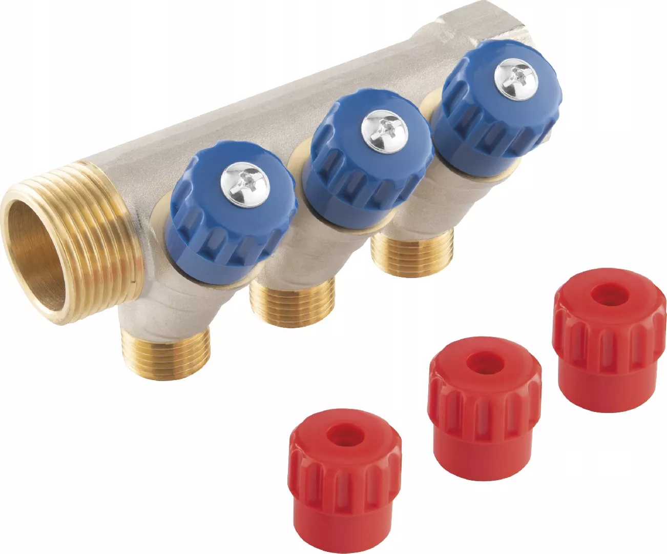Ferro Sanitary manifold 1"x1/2" 3-way