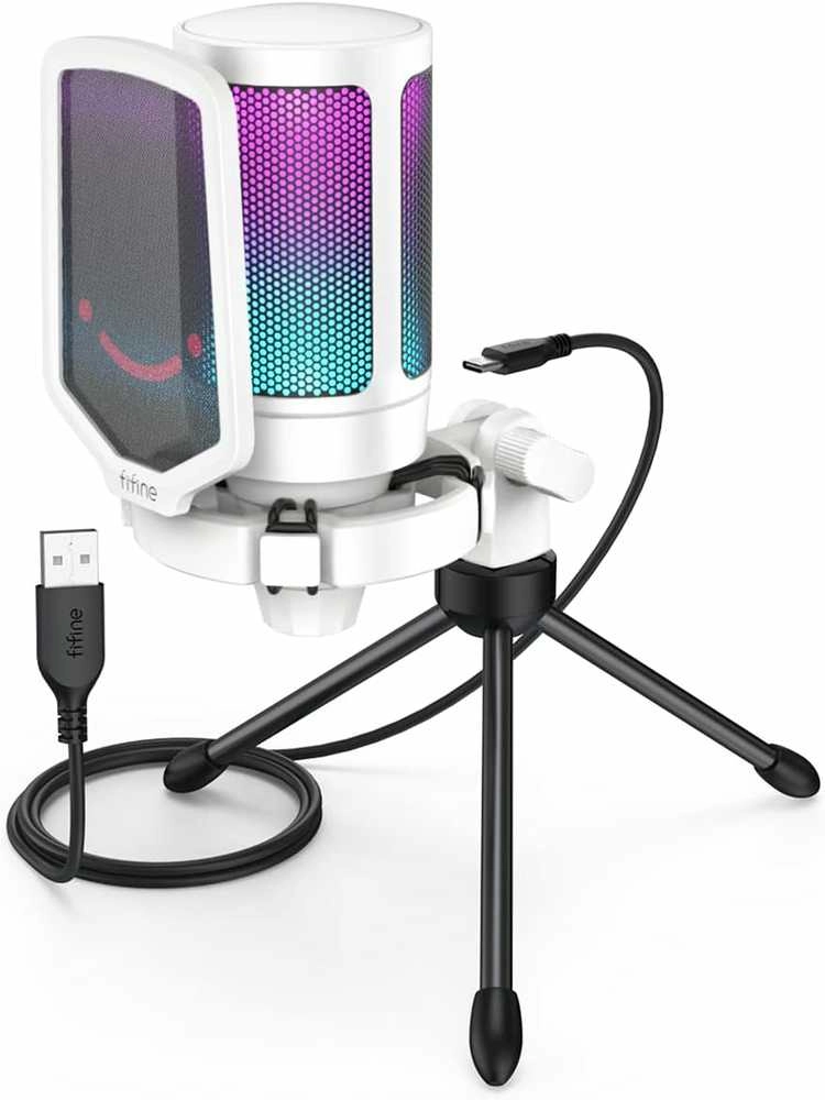 Fifine Technology FIFINE A6VW RGB Baltas