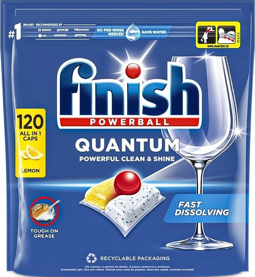 Finish Tabletki do zmywarki Powerball Quantum