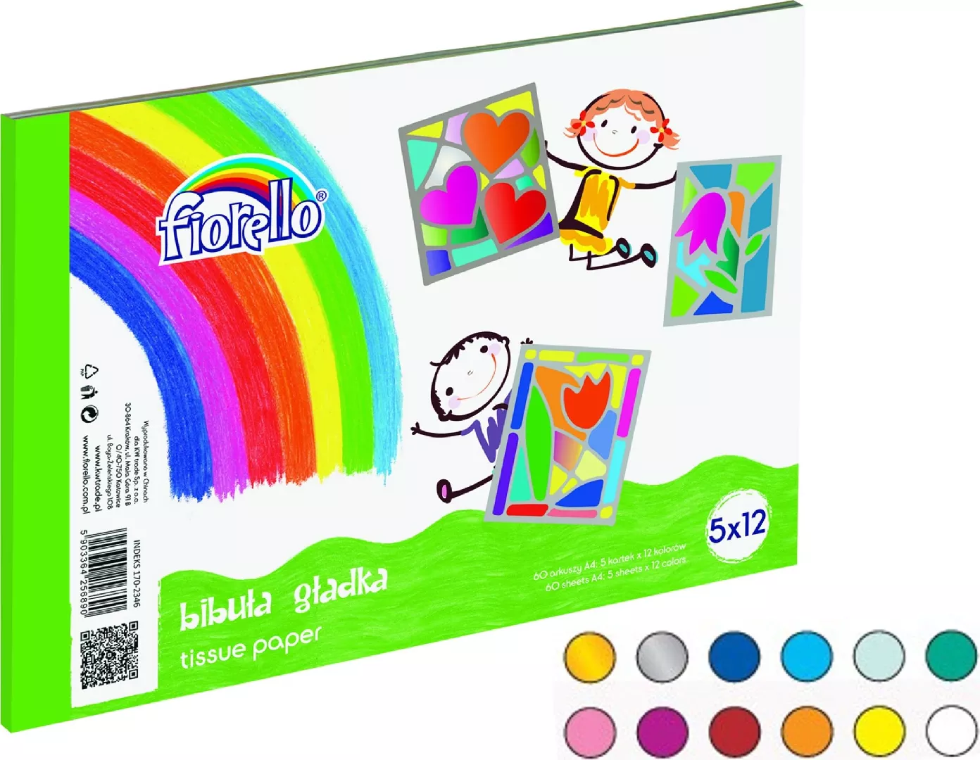 Fiorello Smooth tissue paper block A4/60K