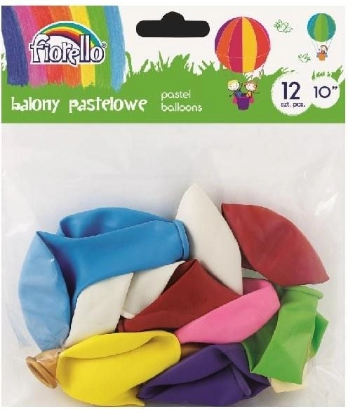 Fiorello Balony Pastel 10```````` mix 12