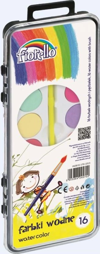 Water paints 16 colors FIORELLO 321358