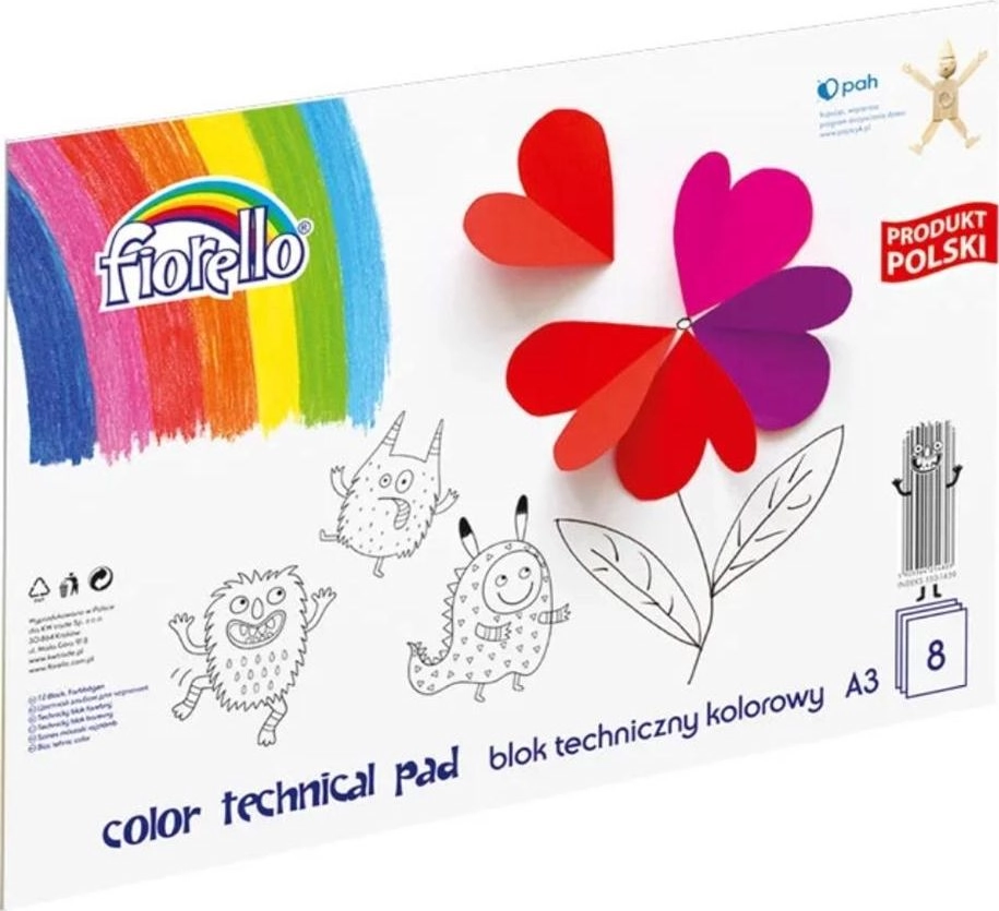 A3/8K FIORELLO color technical block 384122