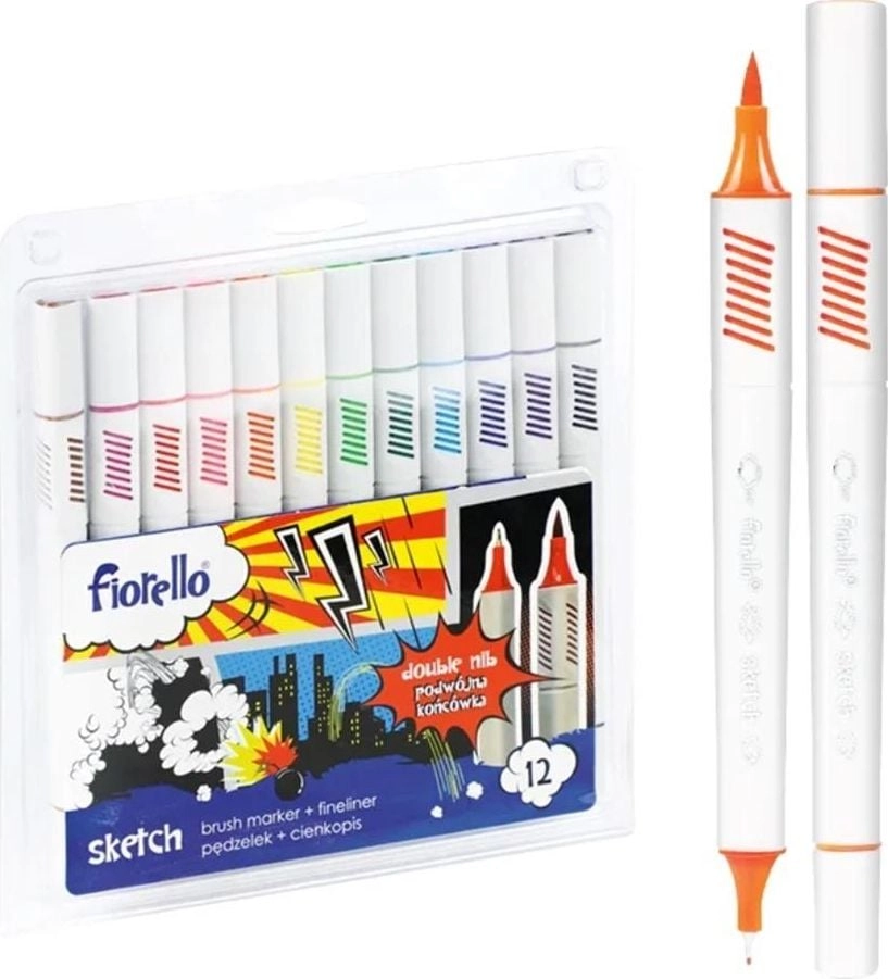 Fiorello Sketch markers double-sided 12 FIORELLO
