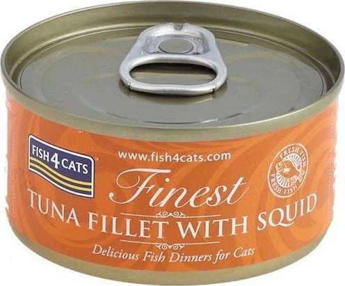FISH4CATS Tuna fillet with squid -
