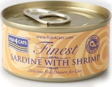 FISH4CATS Sardine with shrimp - wet