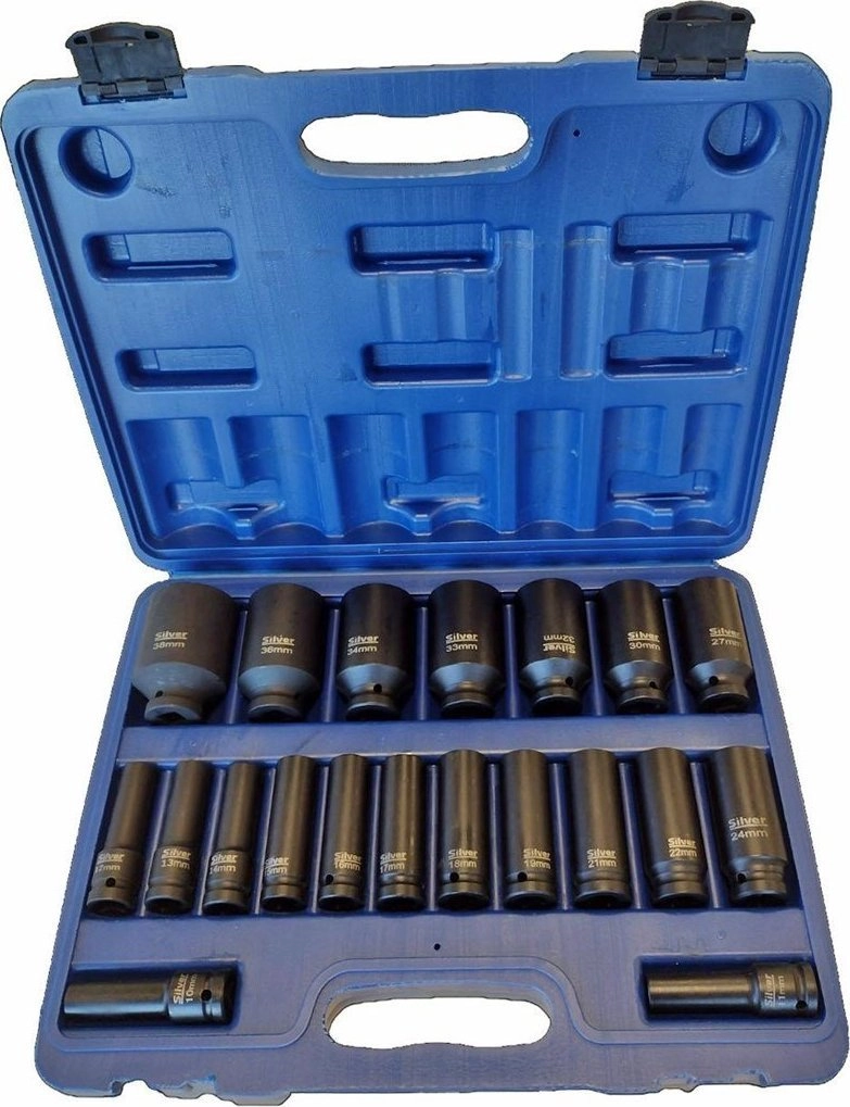 SET OF IMPACT SOCKETS 1/2" 20