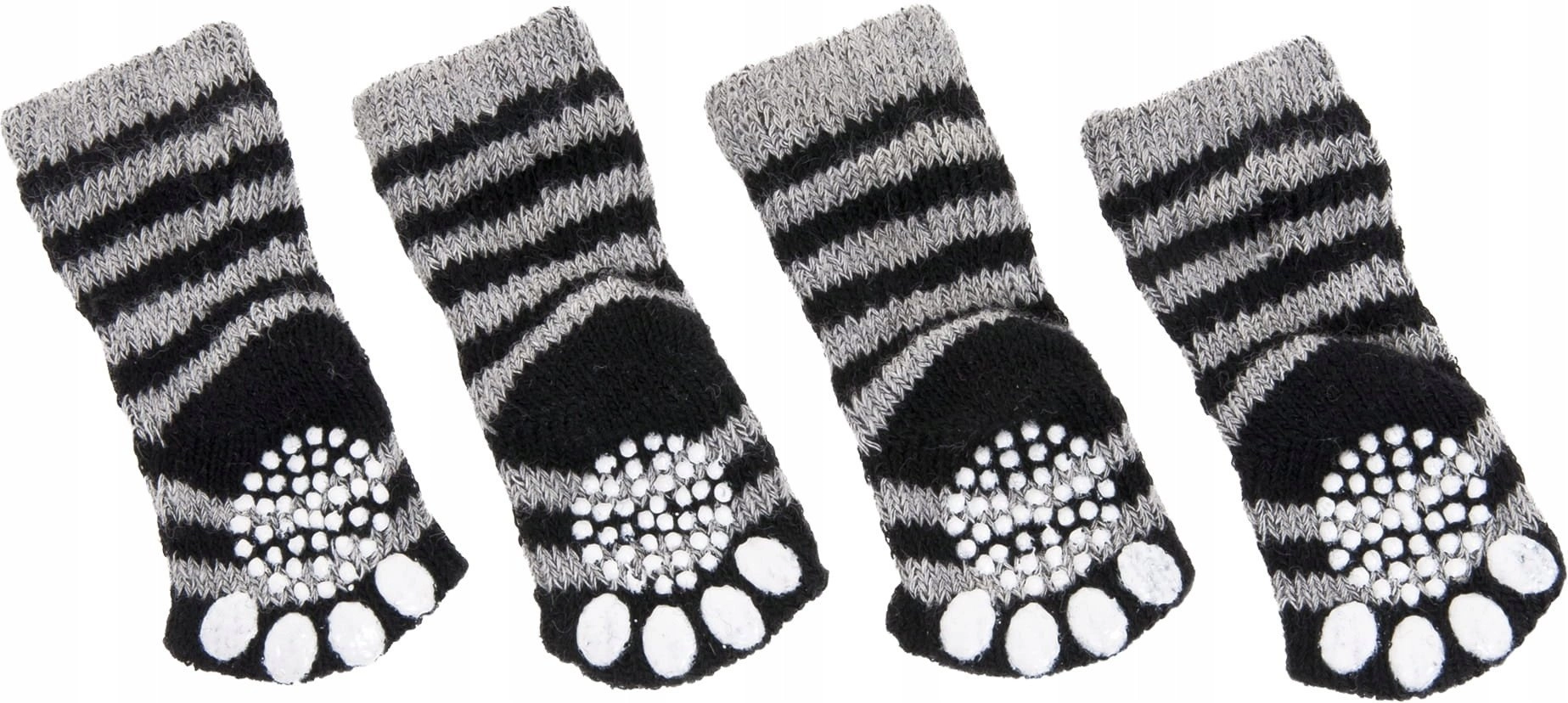 PET SOCKS 4 PCS/SET M BLACK/GREY