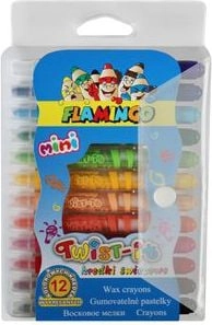 12 COLOR TWIST-IT MINI crayons 175049