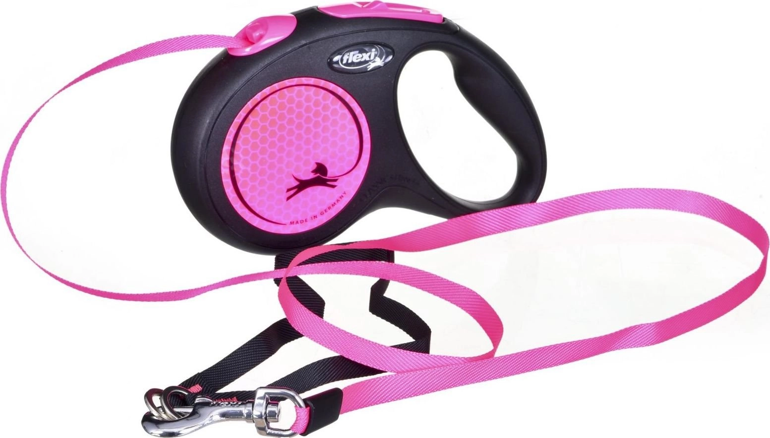 Flexi Automatic leash New Neon M