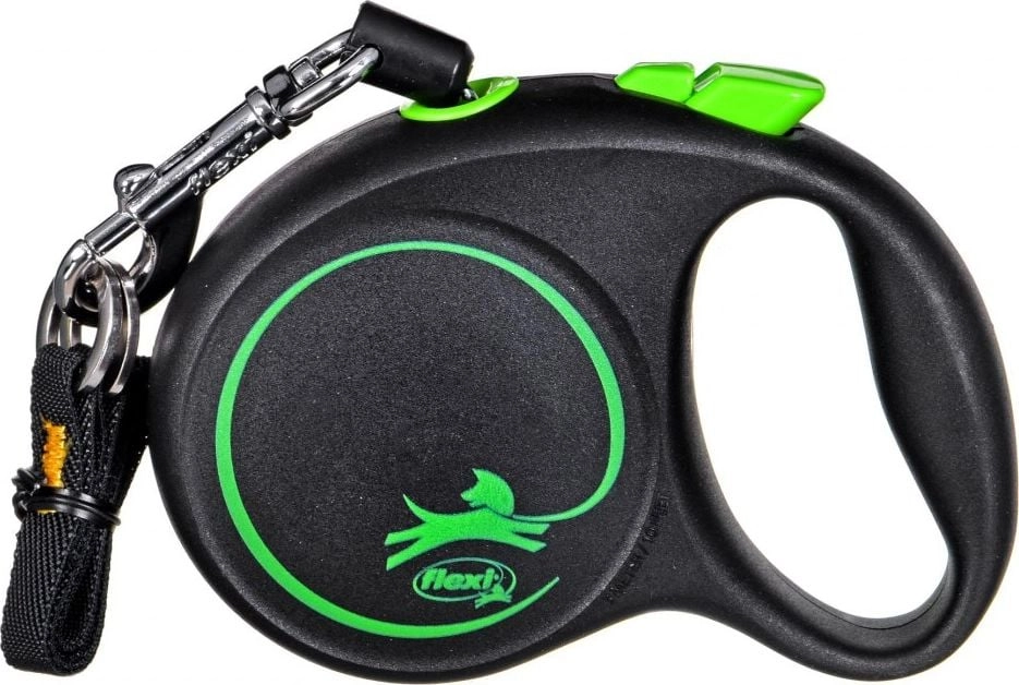 Flexi Automatic leash Black Design XS