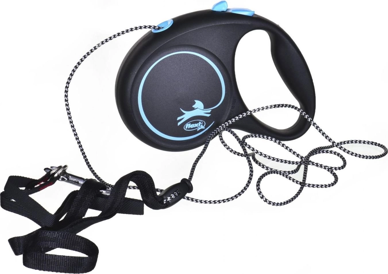 Flexi Automatic leash Black Design M