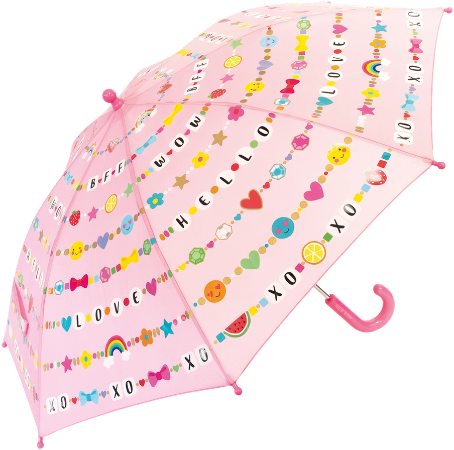 Color-changing large children`s umbrella "Friendship"