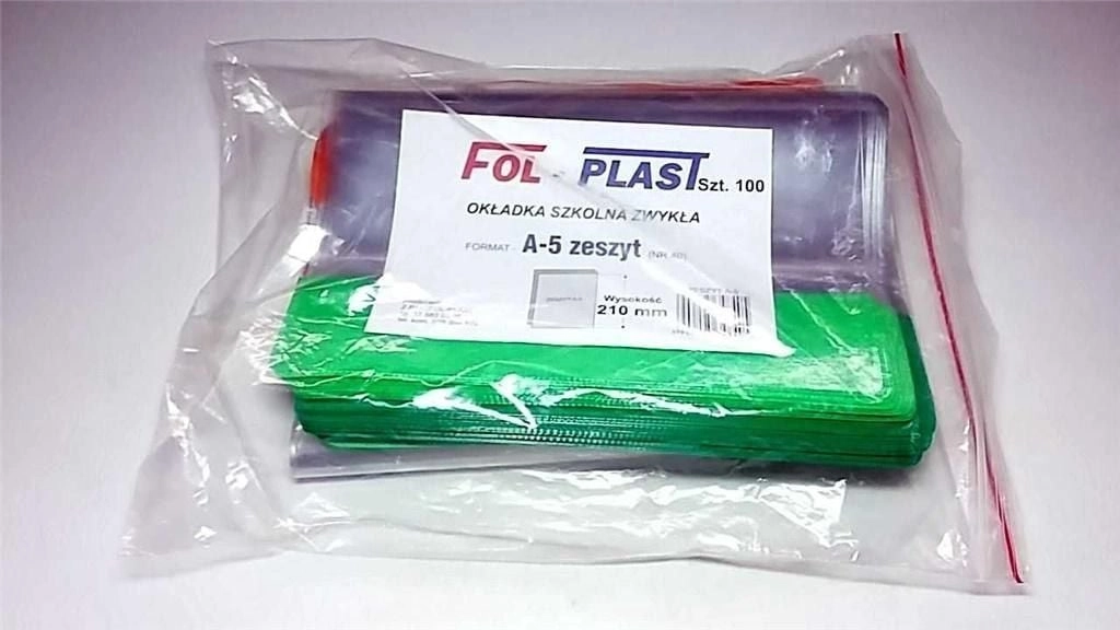 Fol-Plast Cover for A5 regular notebook
