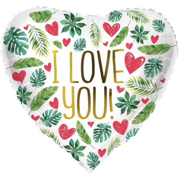 Folat Foil Balloon Heart shaped quot