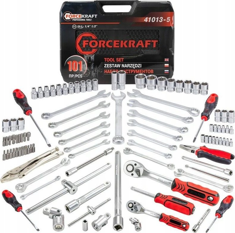 Forcekraft tool set Tool set 1/4``