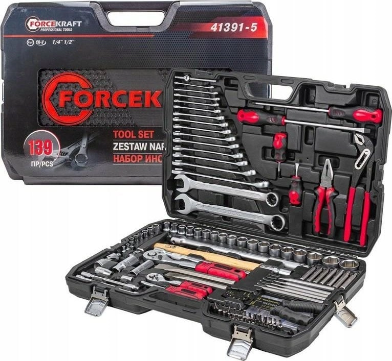 Forcekraft tool set Tool set 1/4``