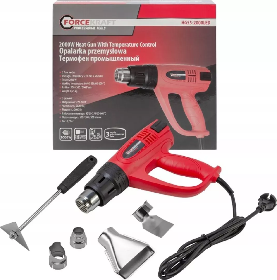 Forcekraft Electric heat gun with nozzles