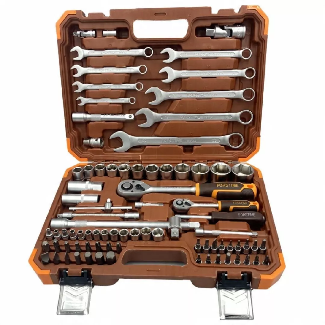 Zestaw narzędzi 82el. 1/4"  1/2" (6-kątnych)(4-32mm)