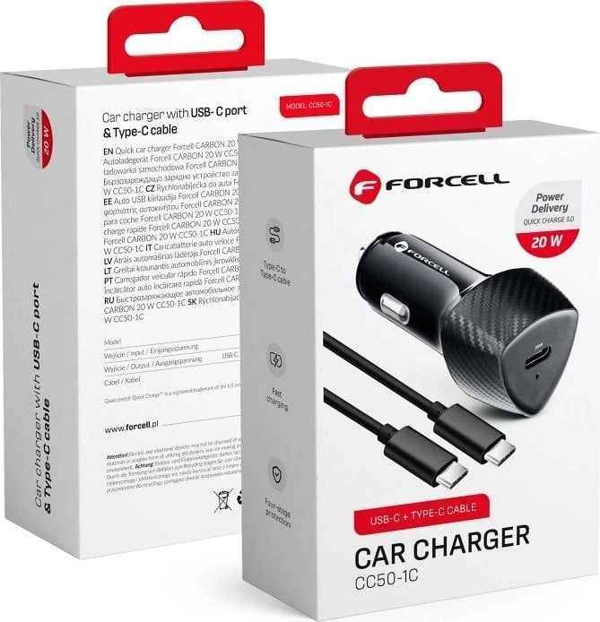 FORCELL F-ENERGY Carbon CC50-1C Åadowarka samochodowa