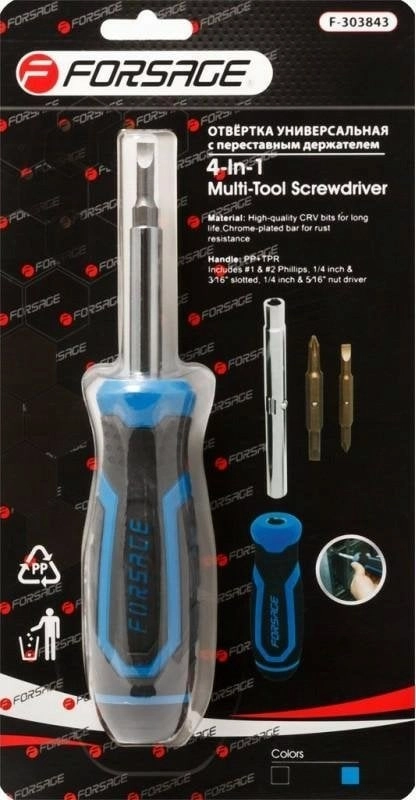 Forsage Universal sliding screwdriver with bit