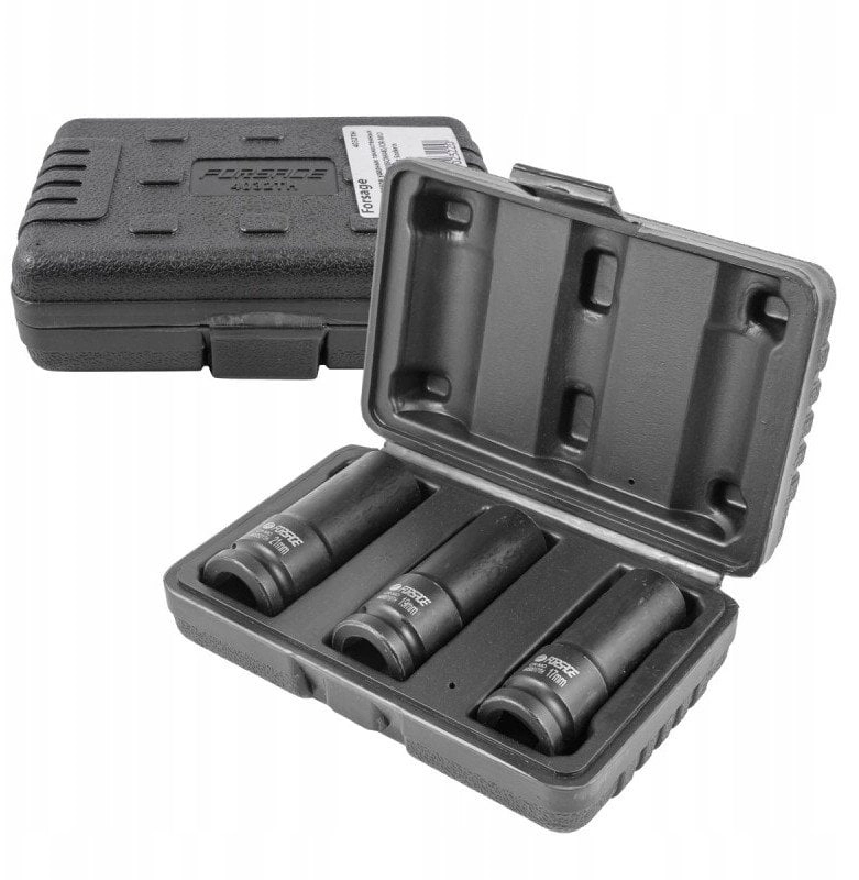 Set of thin-walled impact sockets 1/2``