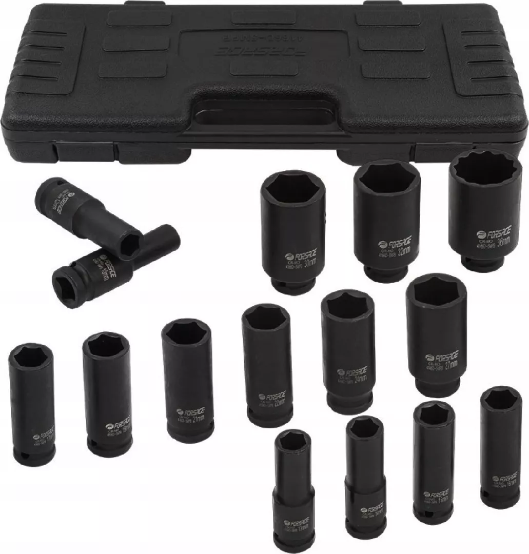 Set of deep impact sockets 1/2``