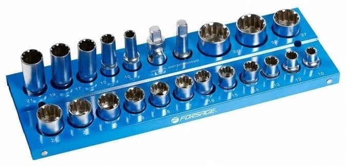 Zestaw nasadek 1/2" 2el. (6-kątnych) F-50221