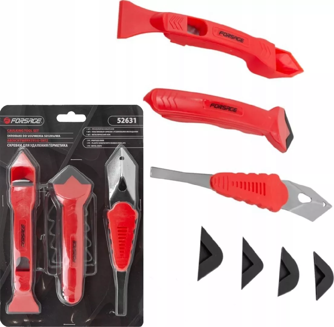 Forsage Scraper set for removing excess
