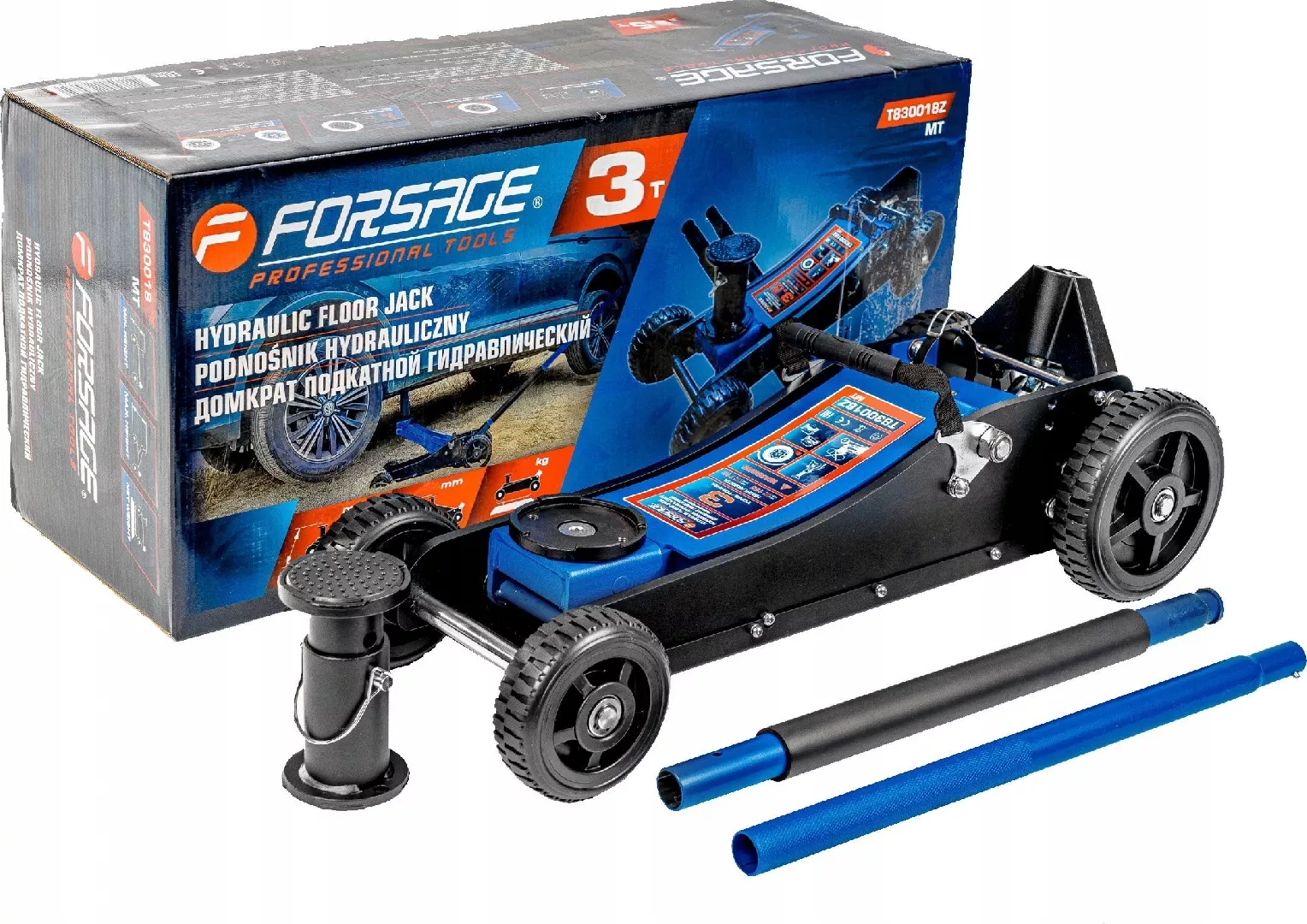 Forsage Podnośnik hydrauliczny 3t (h min