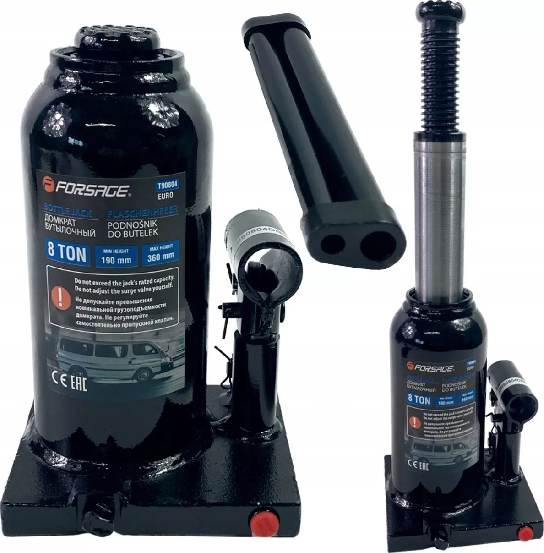 Forsage Hydraulic jack 8t with valve