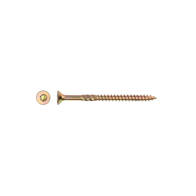 CHIPBOARD SCR T30 6.0X80/48 YELL
