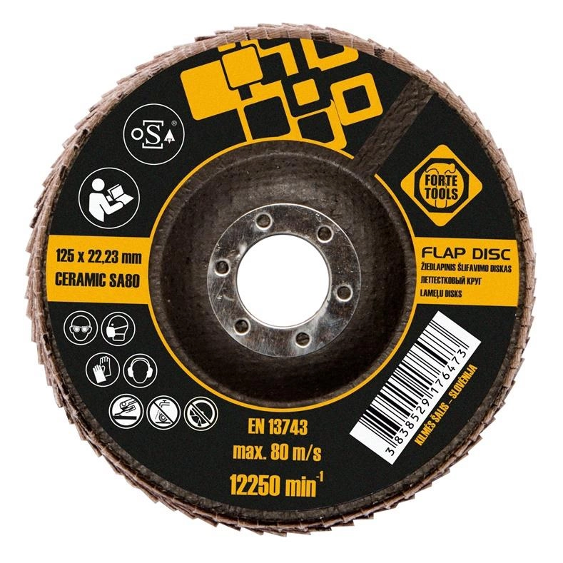 FLAP SANDING BLADE 125X22 23 MM